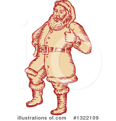 Royalty-Free (RF) Santa Clipart Illustration by patrimonio - Stock Sample #1322109