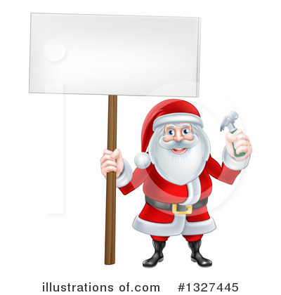 Royalty-Free (RF) Santa Clipart Illustration by AtStockIllustration - Stock Sample #1327445