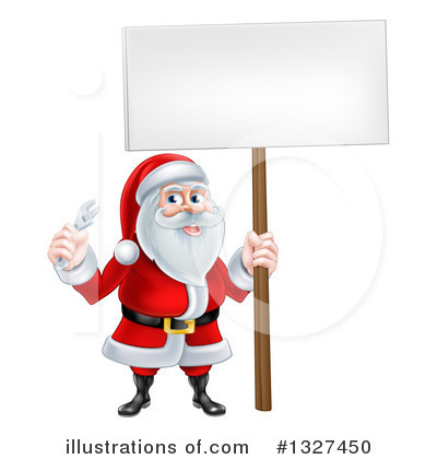 Royalty-Free (RF) Santa Clipart Illustration by AtStockIllustration - Stock Sample #1327450