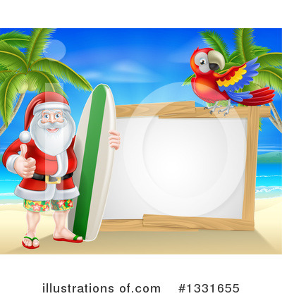 Royalty-Free (RF) Santa Clipart Illustration by AtStockIllustration - Stock Sample #1331655