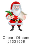 Santa Clipart #1331658 by AtStockIllustration
