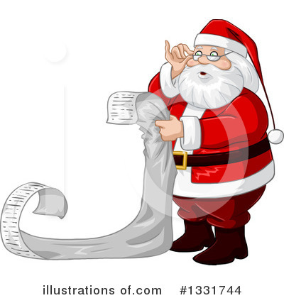 Royalty-Free (RF) Santa Clipart Illustration by Liron Peer - Stock Sample #1331744