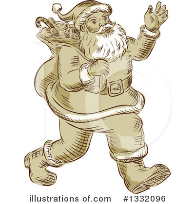 Royalty-Free (RF) Santa Clipart Illustration by patrimonio - Stock Sample #1332096