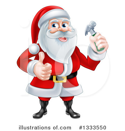 Royalty-Free (RF) Santa Clipart Illustration by AtStockIllustration - Stock Sample #1333550