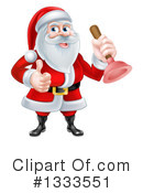 Santa Clipart #1333551 by AtStockIllustration