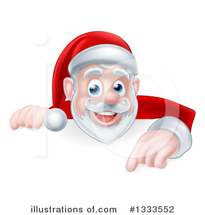 Royalty-Free (RF) Santa Clipart Illustration by AtStockIllustration - Stock Sample #1333552