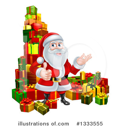 Royalty-Free (RF) Santa Clipart Illustration by AtStockIllustration - Stock Sample #1333555