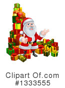Santa Clipart #1333555 by AtStockIllustration