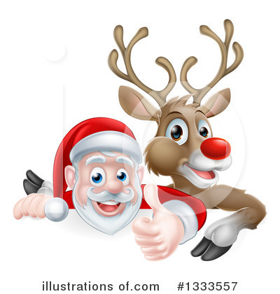 Royalty-Free (RF) Santa Clipart Illustration by AtStockIllustration - Stock Sample #1333557