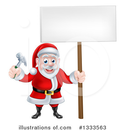 Royalty-Free (RF) Santa Clipart Illustration by AtStockIllustration - Stock Sample #1333563