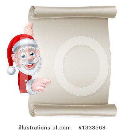 Royalty-Free (RF) Santa Clipart Illustration by AtStockIllustration - Stock Sample #1333568