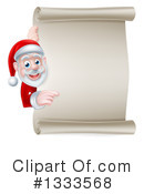 Santa Clipart #1333568 by AtStockIllustration