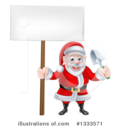 Royalty-Free (RF) Santa Clipart Illustration by AtStockIllustration - Stock Sample #1333571