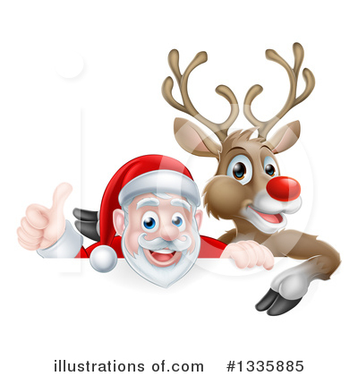 Royalty-Free (RF) Santa Clipart Illustration by AtStockIllustration - Stock Sample #1335885