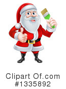 Santa Clipart #1335892 by AtStockIllustration