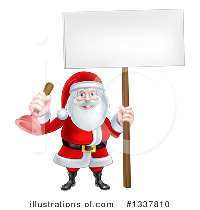 Royalty-Free (RF) Santa Clipart Illustration by AtStockIllustration - Stock Sample #1337810