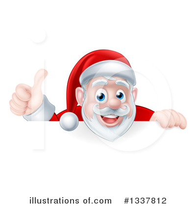 Royalty-Free (RF) Santa Clipart Illustration by AtStockIllustration - Stock Sample #1337812