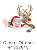Santa Clipart #1337813 by AtStockIllustration