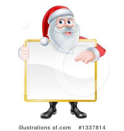 Royalty-Free (RF) Santa Clipart Illustration by AtStockIllustration - Stock Sample #1337814