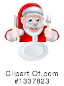 Santa Clipart #1337823 by AtStockIllustration