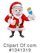 Santa Clipart #1341319 by AtStockIllustration