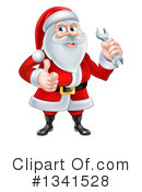 Santa Clipart #1341528 by AtStockIllustration