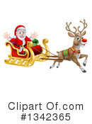 Santa Clipart #1342365 by AtStockIllustration