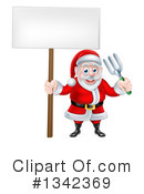 Santa Clipart #1342369 by AtStockIllustration
