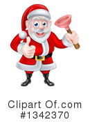 Santa Clipart #1342370 by AtStockIllustration