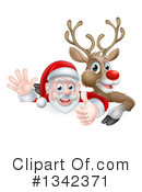 Santa Clipart #1342371 by AtStockIllustration