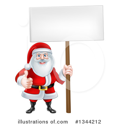 Royalty-Free (RF) Santa Clipart Illustration by AtStockIllustration - Stock Sample #1344212