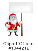 Santa Clipart #1344212 by AtStockIllustration