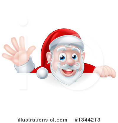Royalty-Free (RF) Santa Clipart Illustration by AtStockIllustration - Stock Sample #1344213