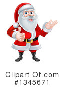 Santa Clipart #1345671 by AtStockIllustration