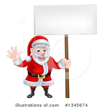 Royalty-Free (RF) Santa Clipart Illustration by AtStockIllustration - Stock Sample #1345674