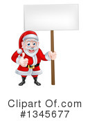 Santa Clipart #1345677 by AtStockIllustration