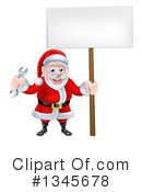 Santa Clipart #1345678 by AtStockIllustration