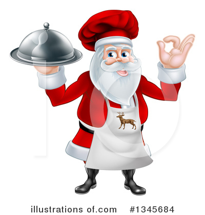 Royalty-Free (RF) Santa Clipart Illustration by AtStockIllustration - Stock Sample #1345684