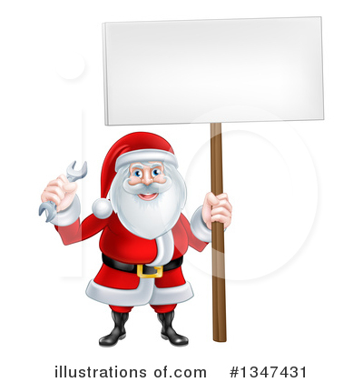 Royalty-Free (RF) Santa Clipart Illustration by AtStockIllustration - Stock Sample #1347431