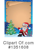 Santa Clipart #1351608 by visekart
