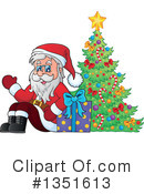 Santa Clipart #1351613 by visekart