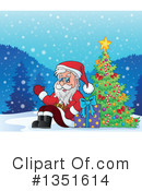 Santa Clipart #1351614 by visekart