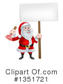 Santa Clipart #1351721 by AtStockIllustration