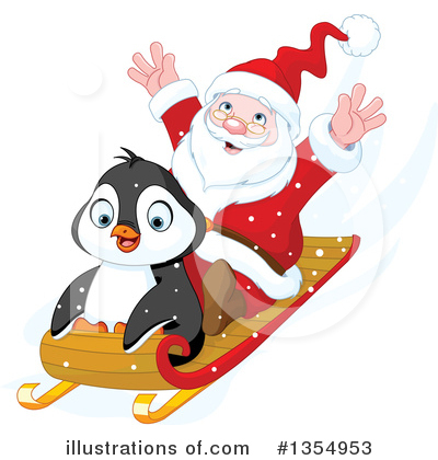 Royalty-Free (RF) Santa Clipart Illustration by Pushkin - Stock Sample #1354953