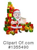 Santa Clipart #1355490 by AtStockIllustration