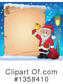 Santa Clipart #1358410 by visekart