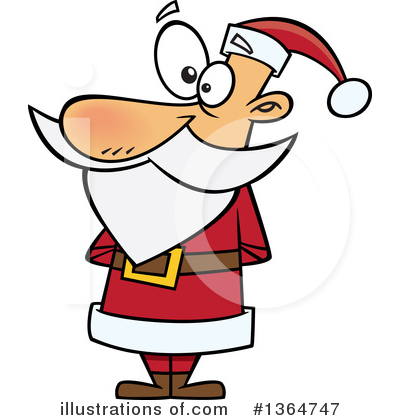 Royalty-Free (RF) Santa Clipart Illustration by toonaday - Stock Sample #1364747