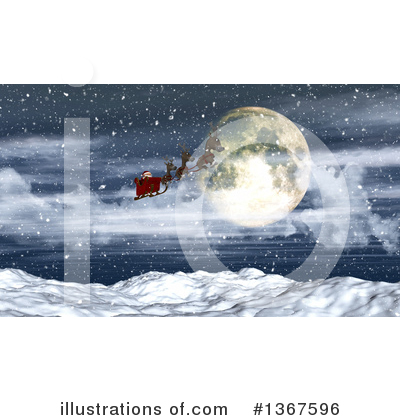 Royalty-Free (RF) Santa Clipart Illustration by KJ Pargeter - Stock Sample #1367596