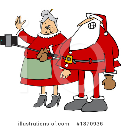 Royalty-Free (RF) Santa Clipart Illustration by djart - Stock Sample #1370936