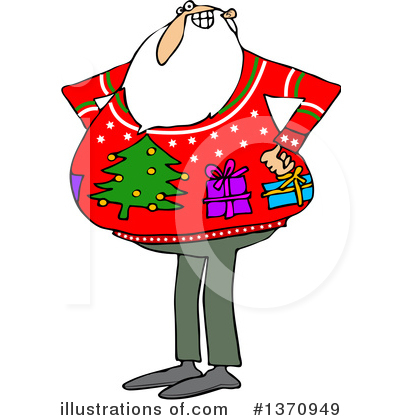 Royalty-Free (RF) Santa Clipart Illustration by djart - Stock Sample #1370949